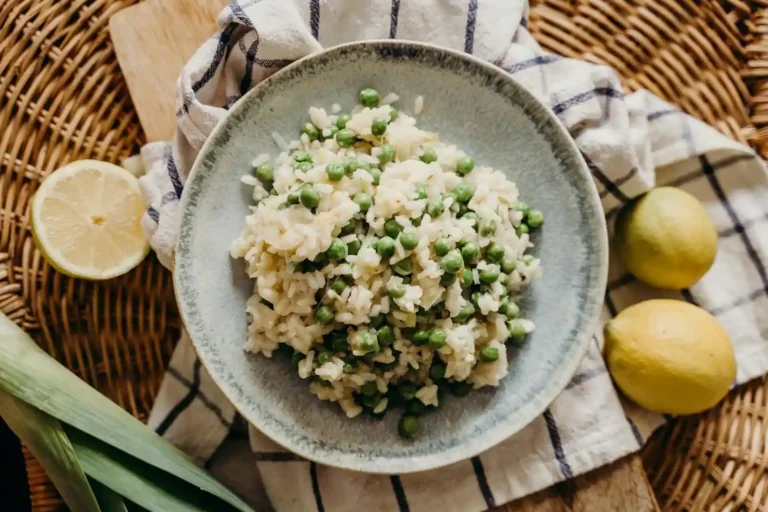 Risotto aux petits pois : la recette crémeuse, pas à pas