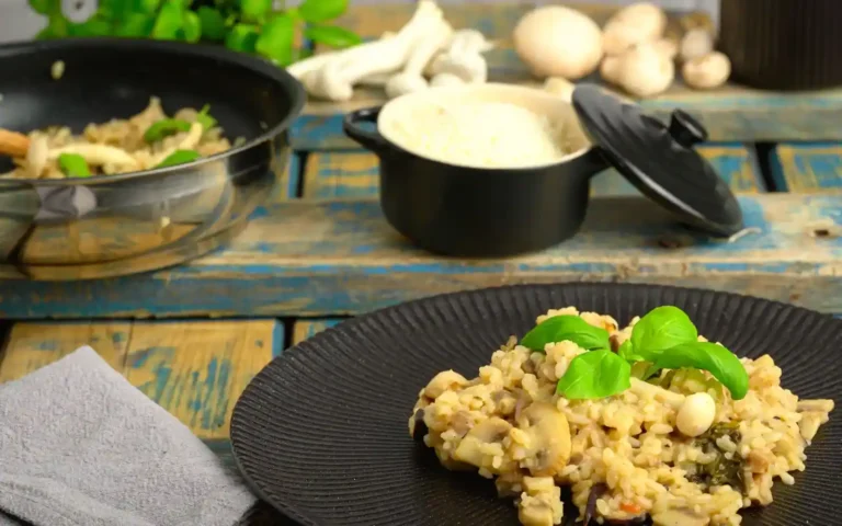 Risotto champignon au Cookeo : la question du liquide